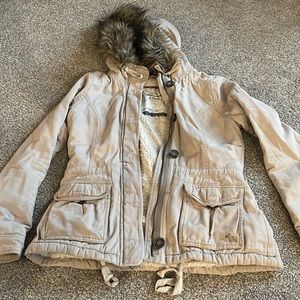 Abercrombie&Fitch Womans Winter Fur Jacket